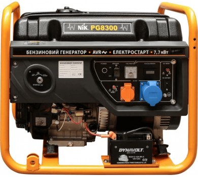 Бензиновий генератор NIK PG 8300