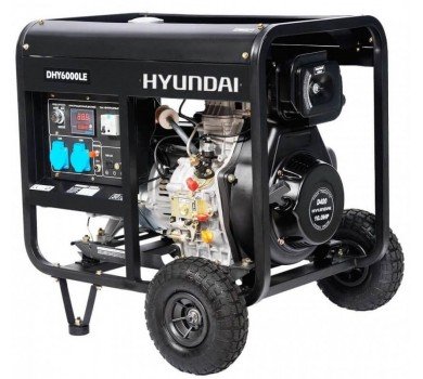 Дизельний генератор HYUNDAI DHY 6000LE