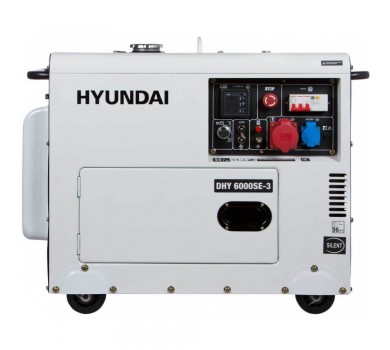 Дизельний генератор HYUNDAI DHY 6000SE-3