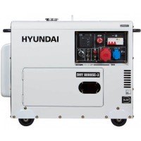 Дизельний генератор HYUNDAI DHY 8000SE-3