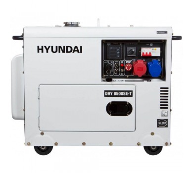 Дизельний генератор HYUNDAI DHY 8500SE-T