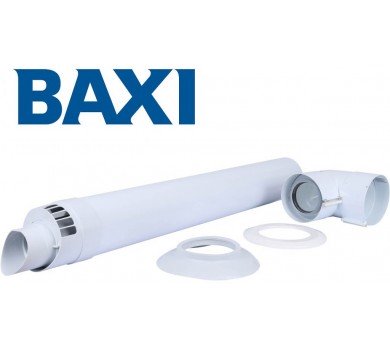 Горизонтальний комплект коаксіальний Ø60/100 мм BAXI (Condensing)