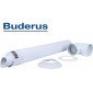 Горизонтальний комплект коаксіальний Ø60/100 мм Buderus (Condensing)